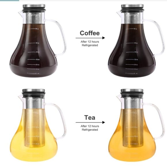 Cold Brew Coffee Maker, (56oz) - Picture 4 of 5